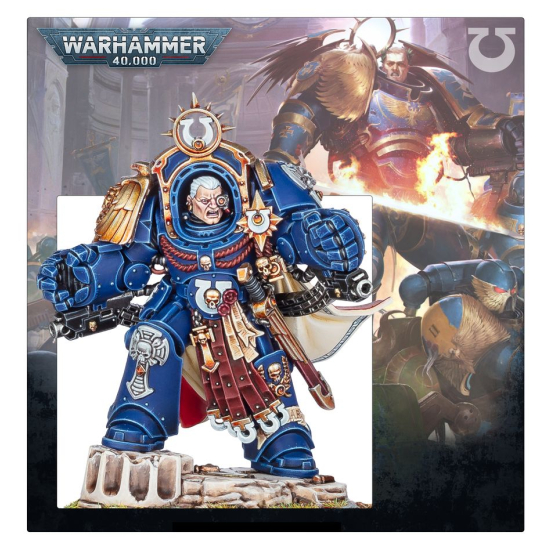 Warhammer 40,000: Marneus Calgar in Armour of Antilochus – Ultramarines Commander